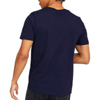 Puma Men's Essentials Logo T-Shirt (Available in Big & Tall), Navy, Medium