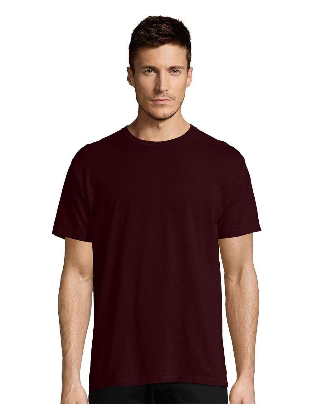 Mens garment-Dyed T-Shirt - BLAcK - S(D0102H7DANJ)