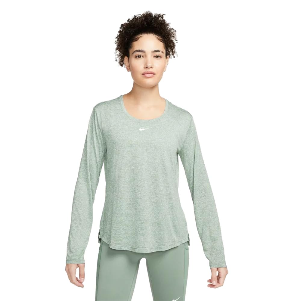 Nike Polyester Solid Slim Fit Women Novelty T-Shirts
