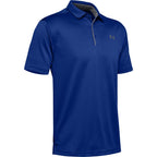 Under Armour Men's Tech Golf Polo , Royal (400)/Graphite, Small