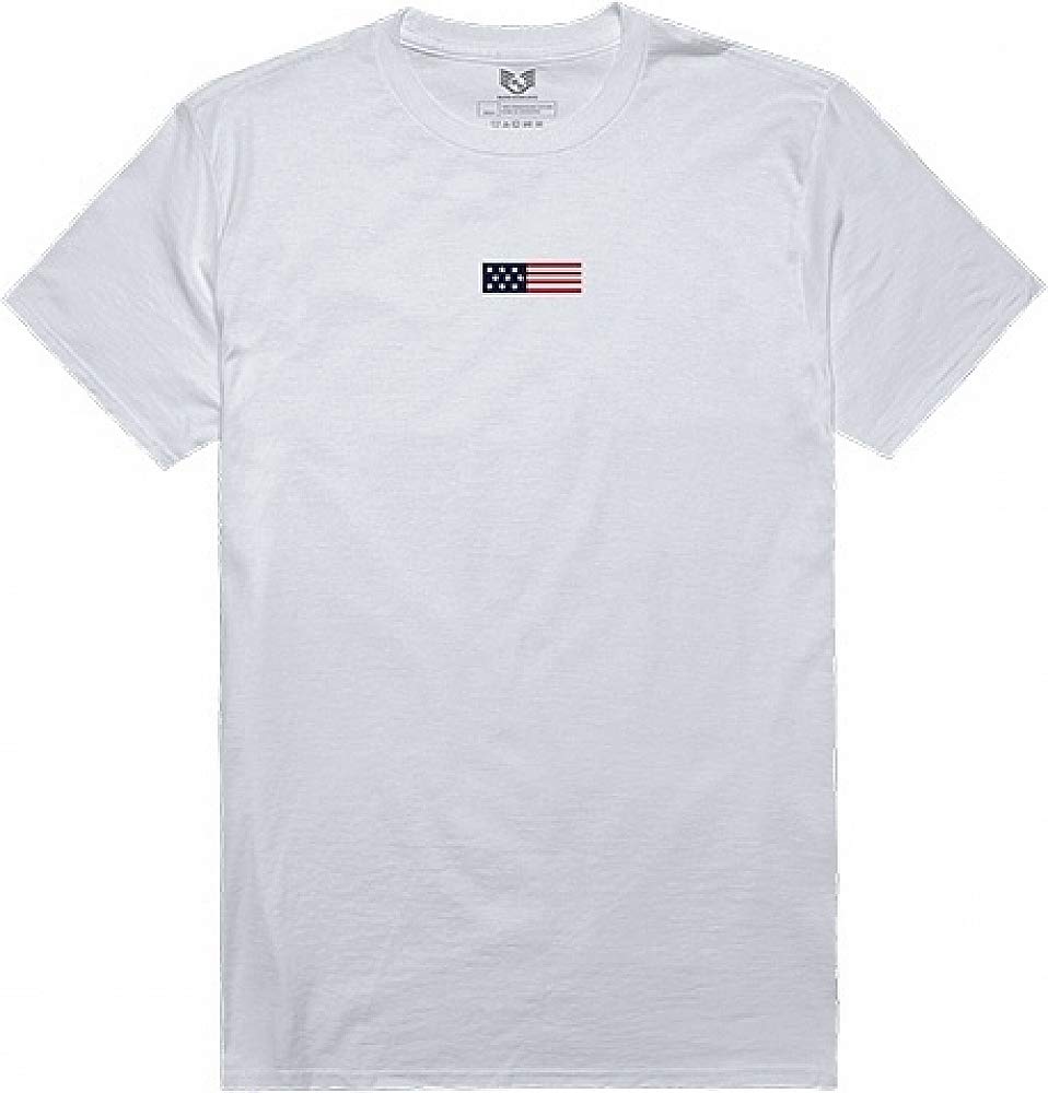 Relaxed Graphic T, US Flag 1, White, M