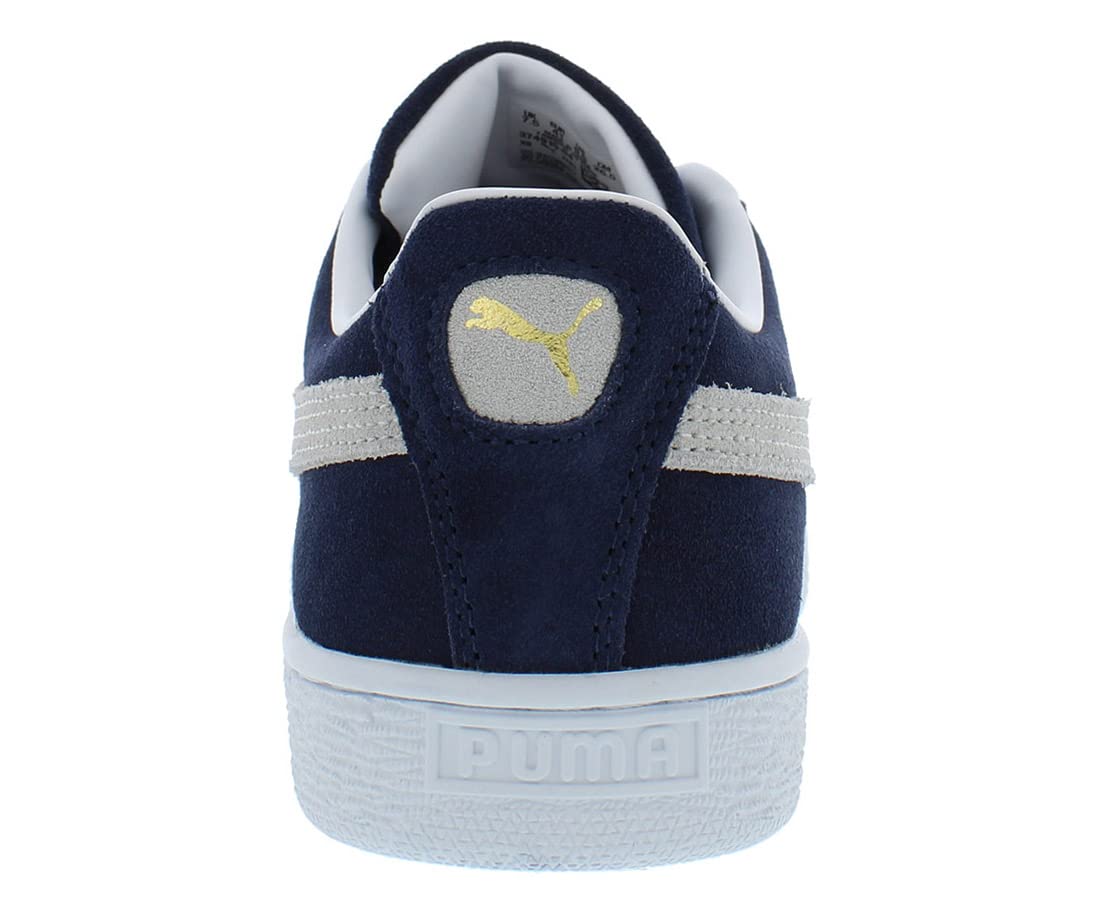 PUMA Suede Classic XXI (Big Kid) Peacoat/Puma White 4.5 Big Kid M