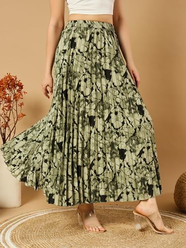 Kzully Crepe Western WomenS Skirts