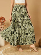 Kzully Crepe Western WomenS Skirts