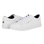 Tommy Hilfiger Men's RIBBY Sneaker, White 140, 8.5