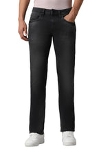 Louis Philippe Men Black Dark Slim Fit Jeans