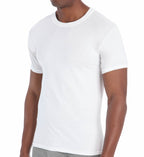 Hanes Ultimate Comfort Fit Undershirt, Mens Crewneck Stretch-Cotton T-Shirt, 6-Pack