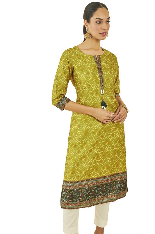 Soch Women Satin Regular Kurtas