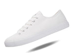 Fear0 NJ Unisex Retro Minimal All White Skateboard Sneaker canvas Shoes(D0102H7S4MX)
