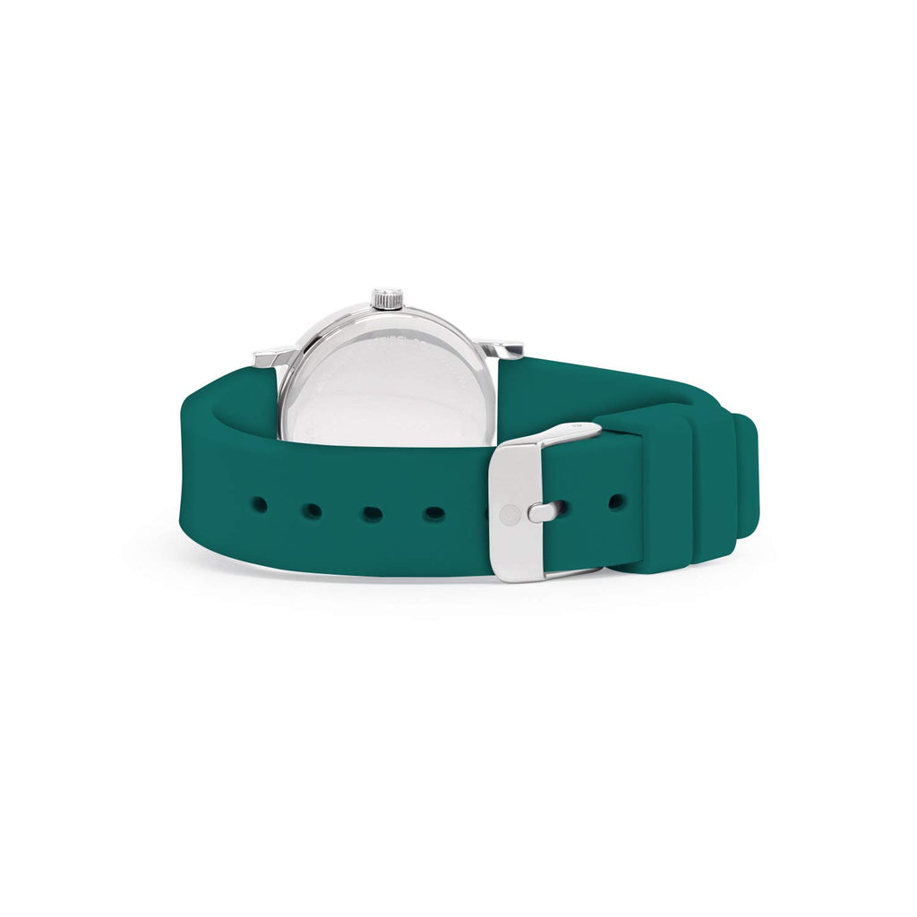 Speidel Scrub Petite Watch Made for Doctors, Nurses, EMT, Surgeons and Students w/Red Second Hand in Hunter Green