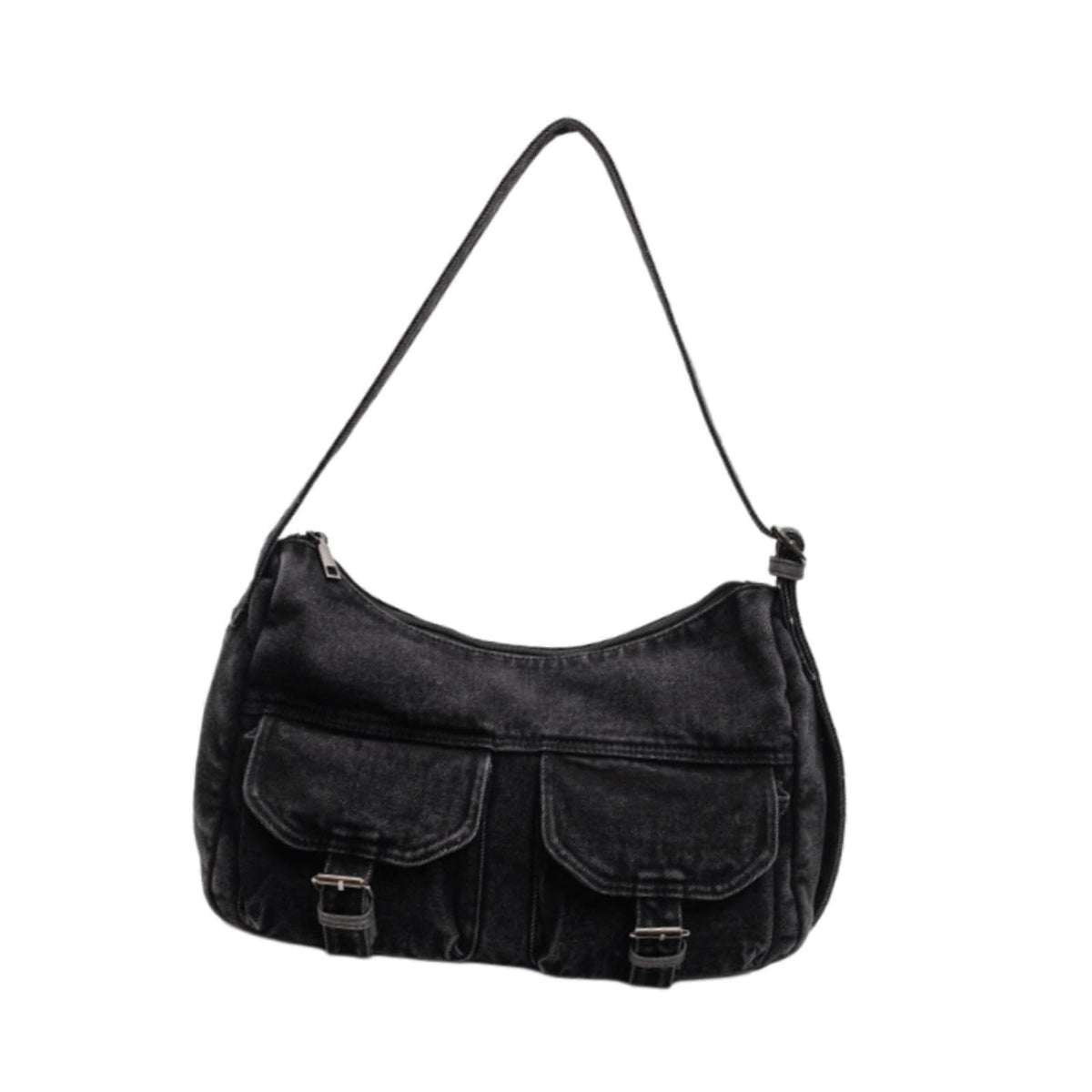 Enakshi WomenS Shoulder Bag Tote Adjustable Strap Retro Aesthetic Casual Hobo Purse Black|Clothing, Shoes & Accessories | Women