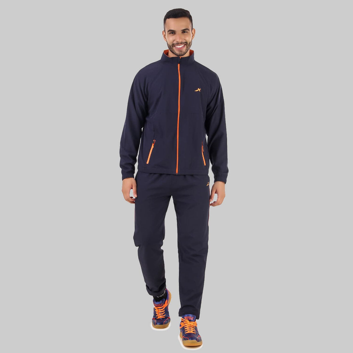 Vector X Ots206 Men Winterwear Polyester Zipper Track Suit