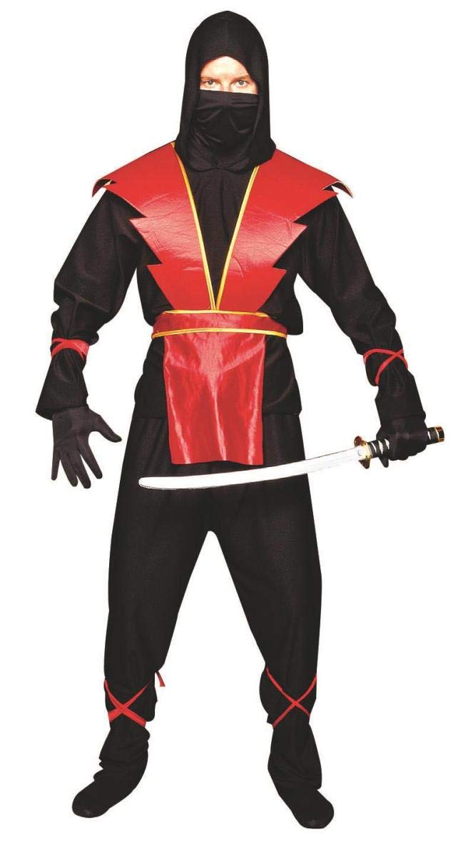 Teen Red Ninja Master costume