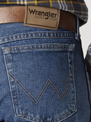Wrangler mens Relaxed Fit jeans, Antique Indigo, 46W x 32L US