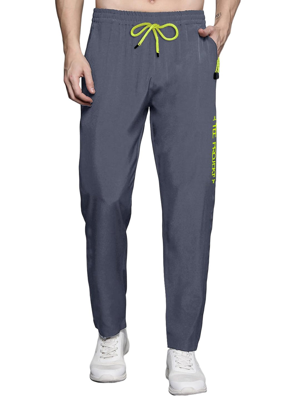 Tee Projekt Lycra Soild with Pocket Track Pant for Men Suitable Jogger Gym Wear, Dancing, Running, Yoga |Fit Type: Regular Fit, 