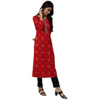Anubhutee Women'S Rayon Kurta With Palazzo Set