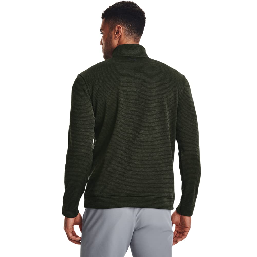 Under Armour Mens Storm SweaterFleece Quarter Zip, (310) Baroque Green / / Black, XX-Large
