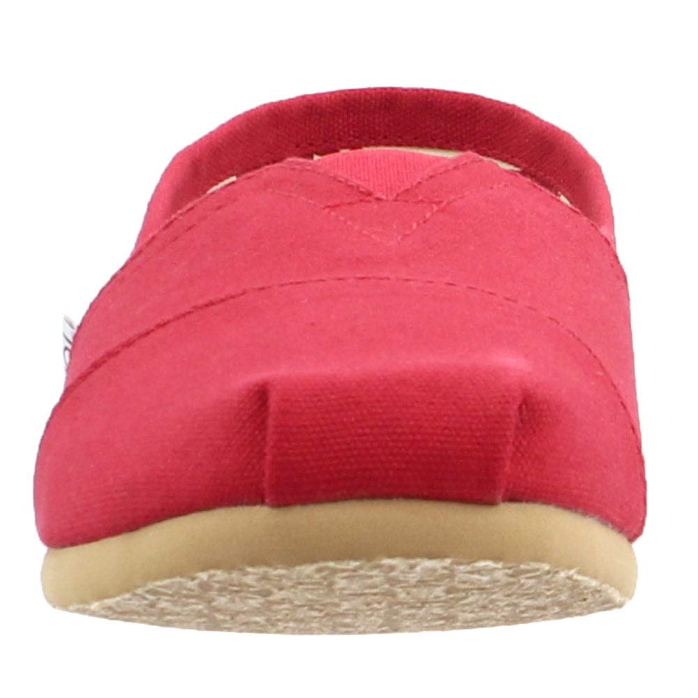 TOMS Men's TOMS CLASSIC CASUAL SHOES 8 (RED CANVAS )