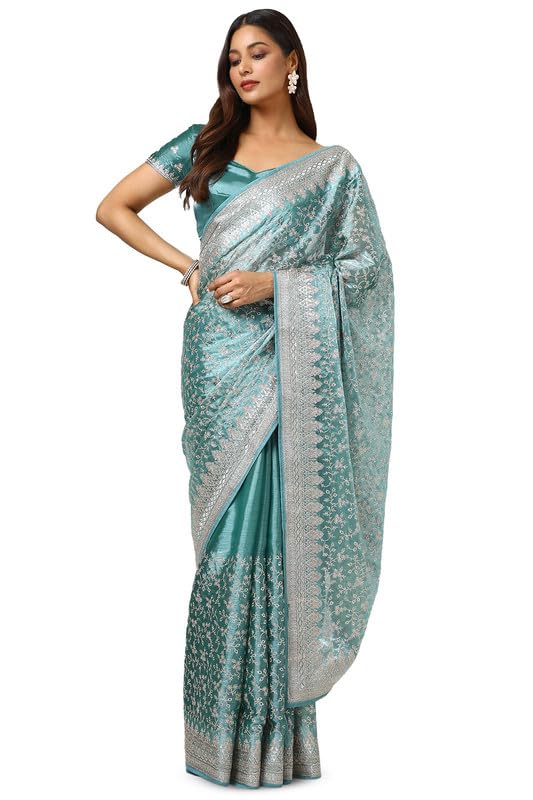 Soch Women Embroidered Saree with Work