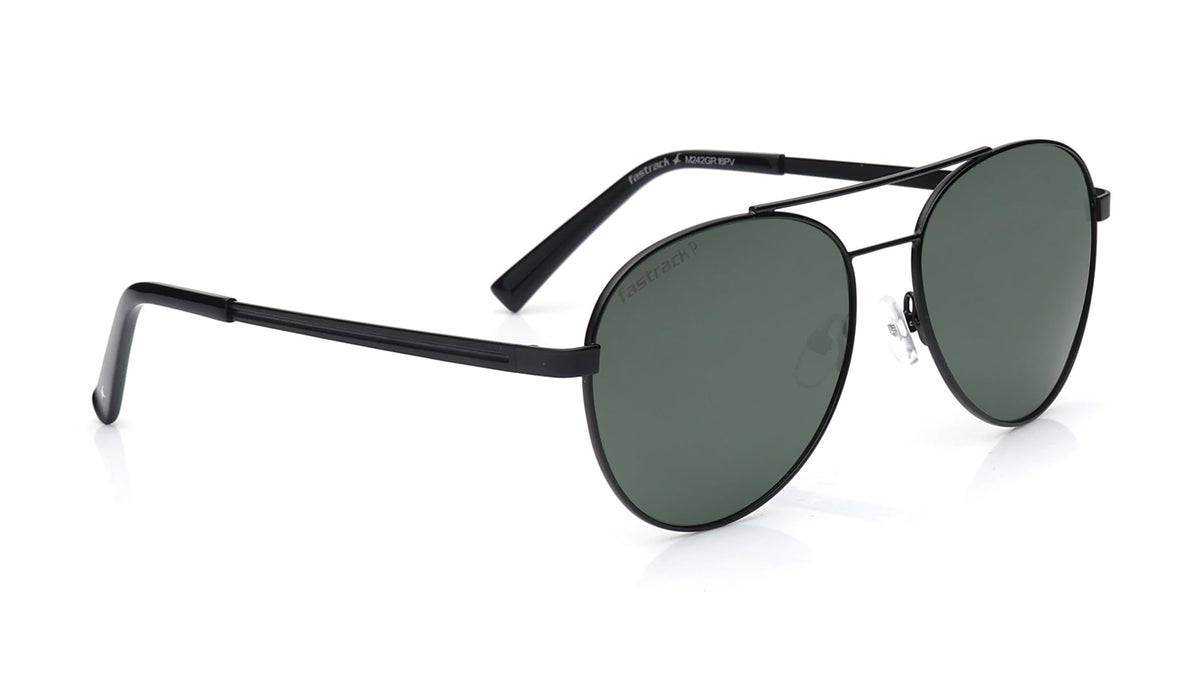 Fastrack Men Aviator Polarised Sunglasses 58