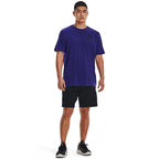 Under Armour Men's Sportstyle Left Chest Short-Sleeve T-Shirt, (468) Sonar Blue/Black/Black, X-Small