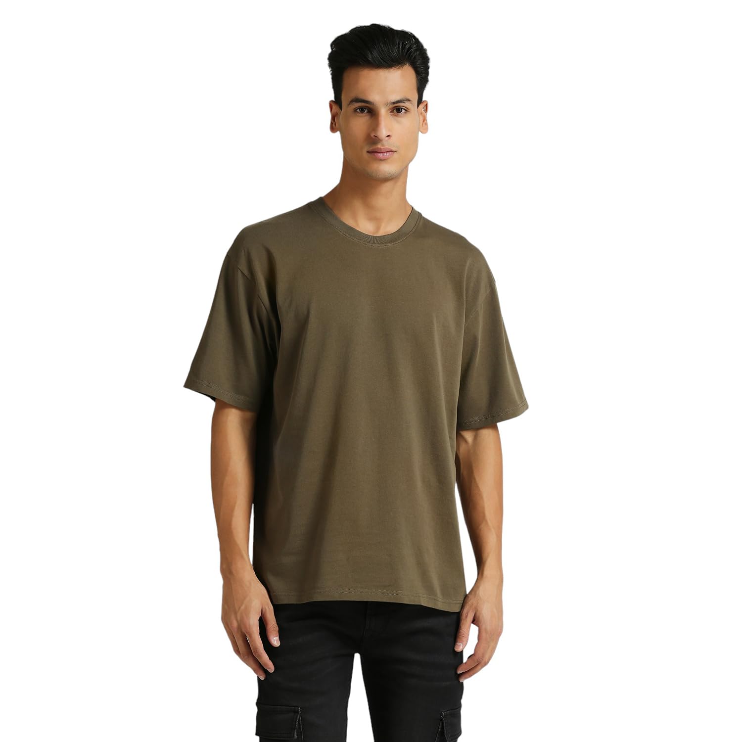 Pepe Jeans MenS Oversized Fit T-Shirt (Pm509660_Military Green