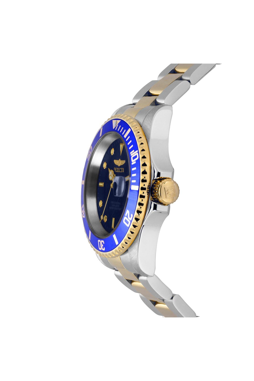 Invicta Men's Pro Diver Quartz Watch with Stainless Steel Strap, Two Tone, 20 (Model: 26972)