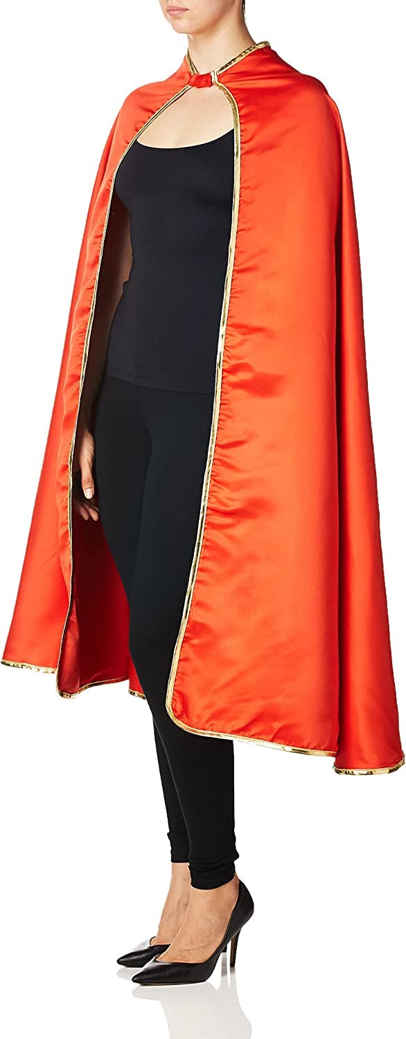 Rubie's Women's Dc Superheroes Deluxe Supergirl Cape Costume Accessory, As Shown, One Size US