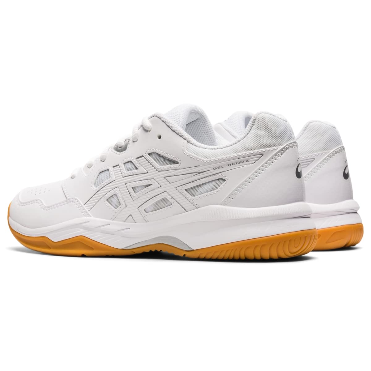 ASICS Women's Gel-Renma Pickleball Shoes, 8, White/Pure Silver