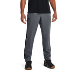 Under Armour Men's Woven Vital Workout Pants, Pitch Gray (012)/Black, Medium Tall
