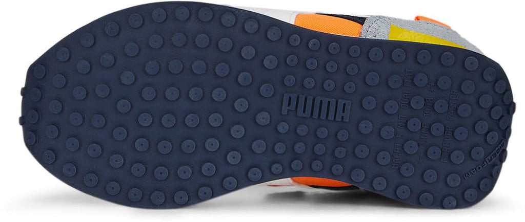 Puma - Preschool Rider Play On Shoes, Color Ultra Orange/Puma White, Size: 13 M US Little Kid