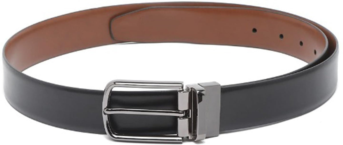 Men Formal, Casual, Party, Evening Brown, Black Genuine Leather Reversible Belt ()_1164 36