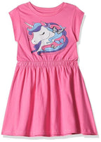 T2F Girls Cotton Printed Casual Knee-Length Dress(Pack of 3)