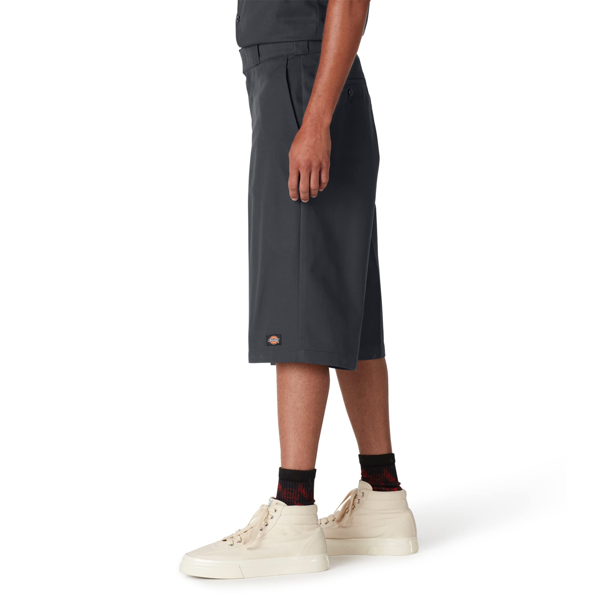 Dickies mens 15 Inch Inseam Short With Multi Use Pocket Work Utility Pants, Charcoal, 40 US