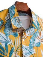 Leriya Fashion Mens Rayon Printed Co-Ord Set, Multicolour, Xl