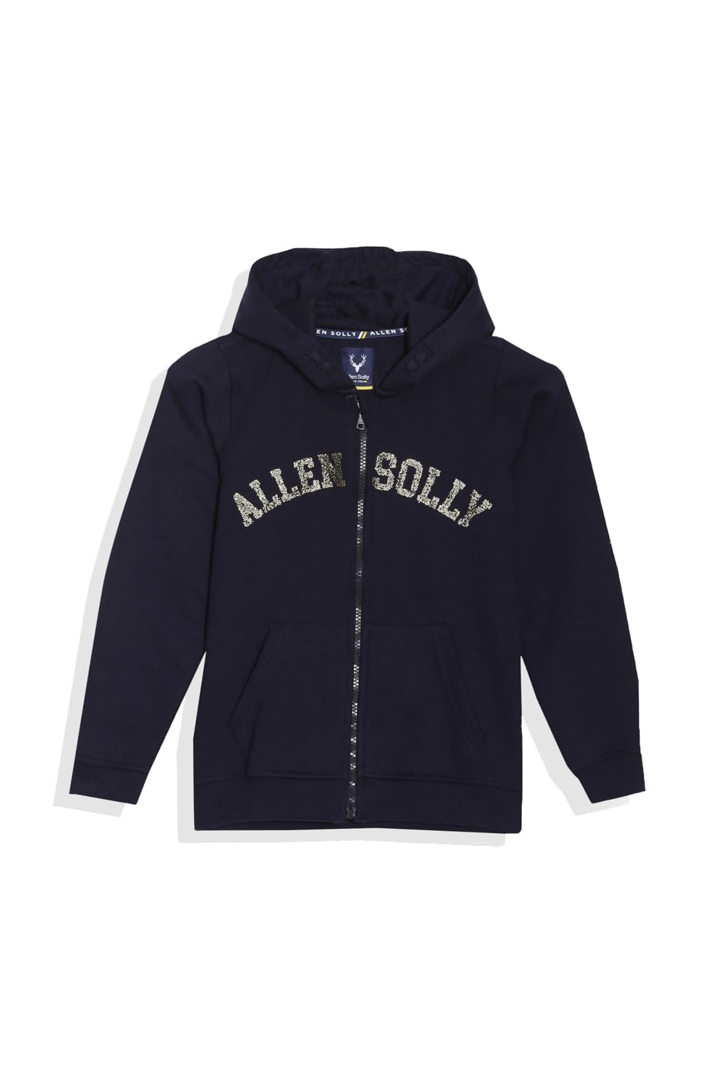 Allen Solly Girls Regular Fit Full Sleeve Hooded Hoodie