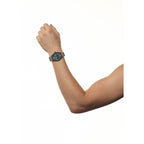 Citizen Men's Eco-Drive Weekender Garrison Field Watch in Black IP Stainless Steel with Brown Leather strap, Navy Dial (Model: B