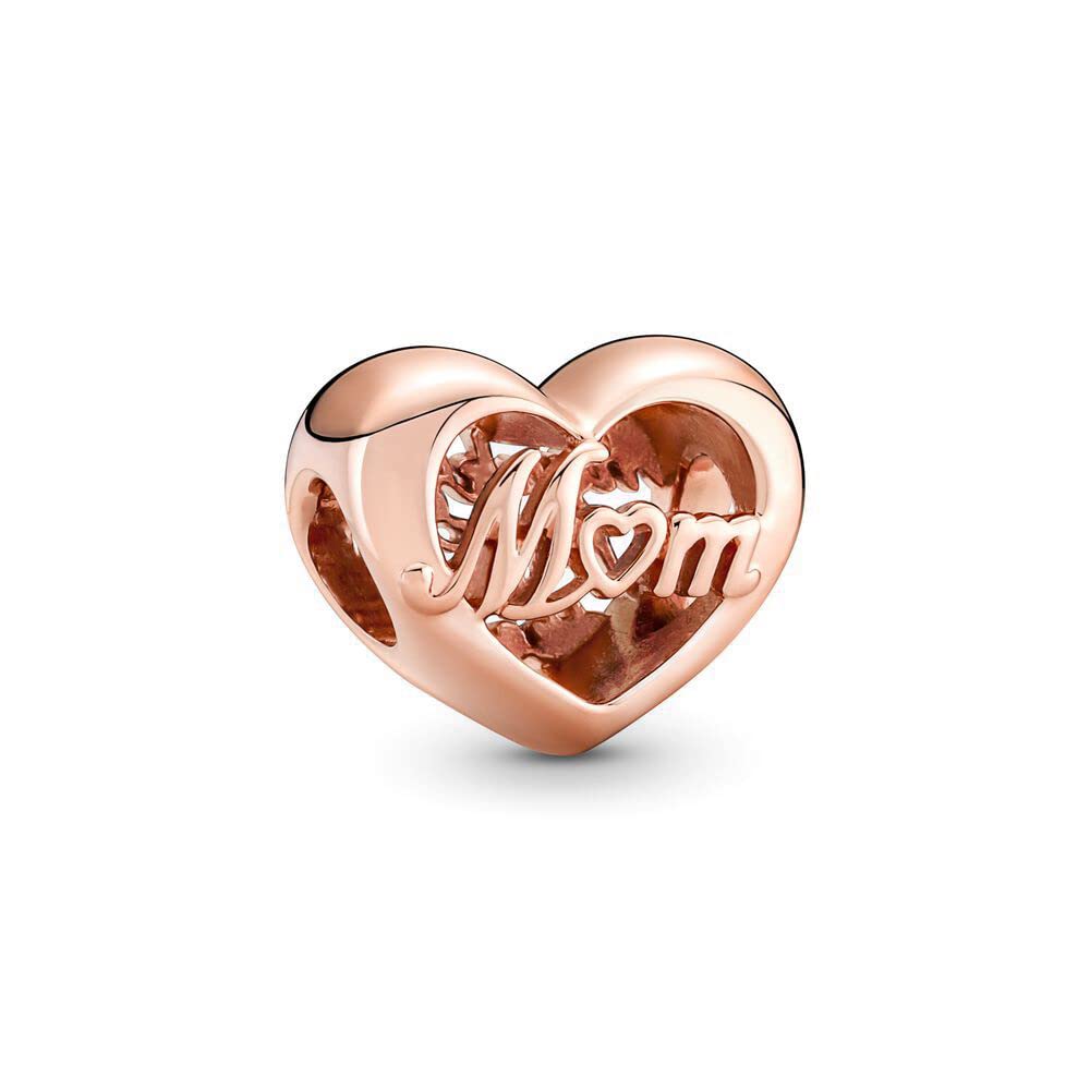 Annmors Jewelry Love Mom Charms in 925 Sterling Silver Beads for Women's Bracelets & Necklaces Gifts for Christmas Halloween Val