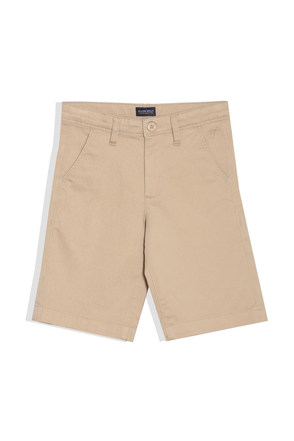 Allen Solly Boys Regular Fit Solid Casual Cotton Shorts