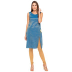 Aurelia Women'S Straight Kurta (18Aua10191-300114_Blue_Small)