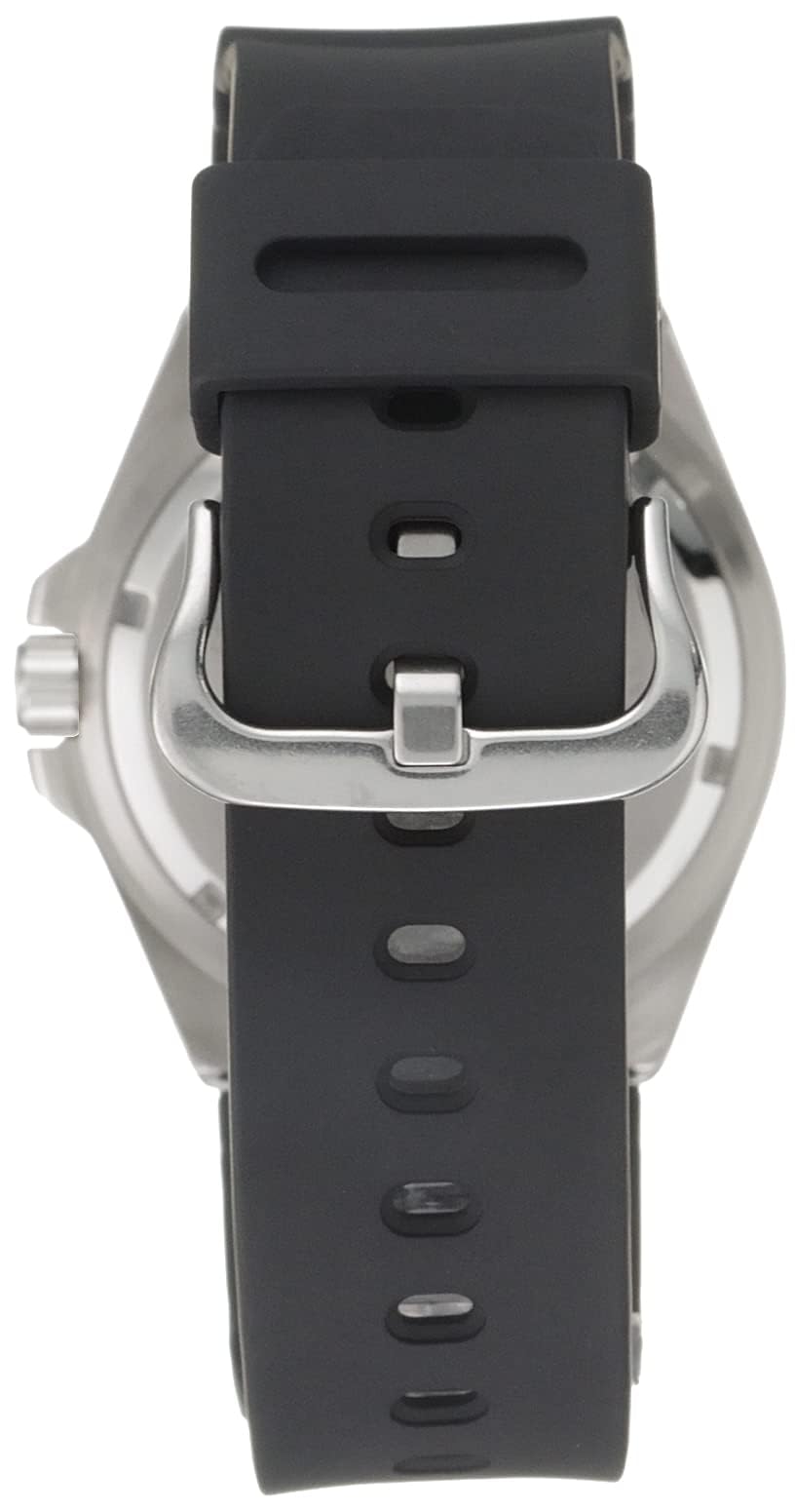 Casio Men's Stainless Steel Quartz Watch with Resin Strap, Black, 26 (Model: MDV-106B-1A2VCF)