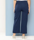 Aarika Girls Casual Wear Navy Blue Colour Solid Nylon Pant (9-14 Years)