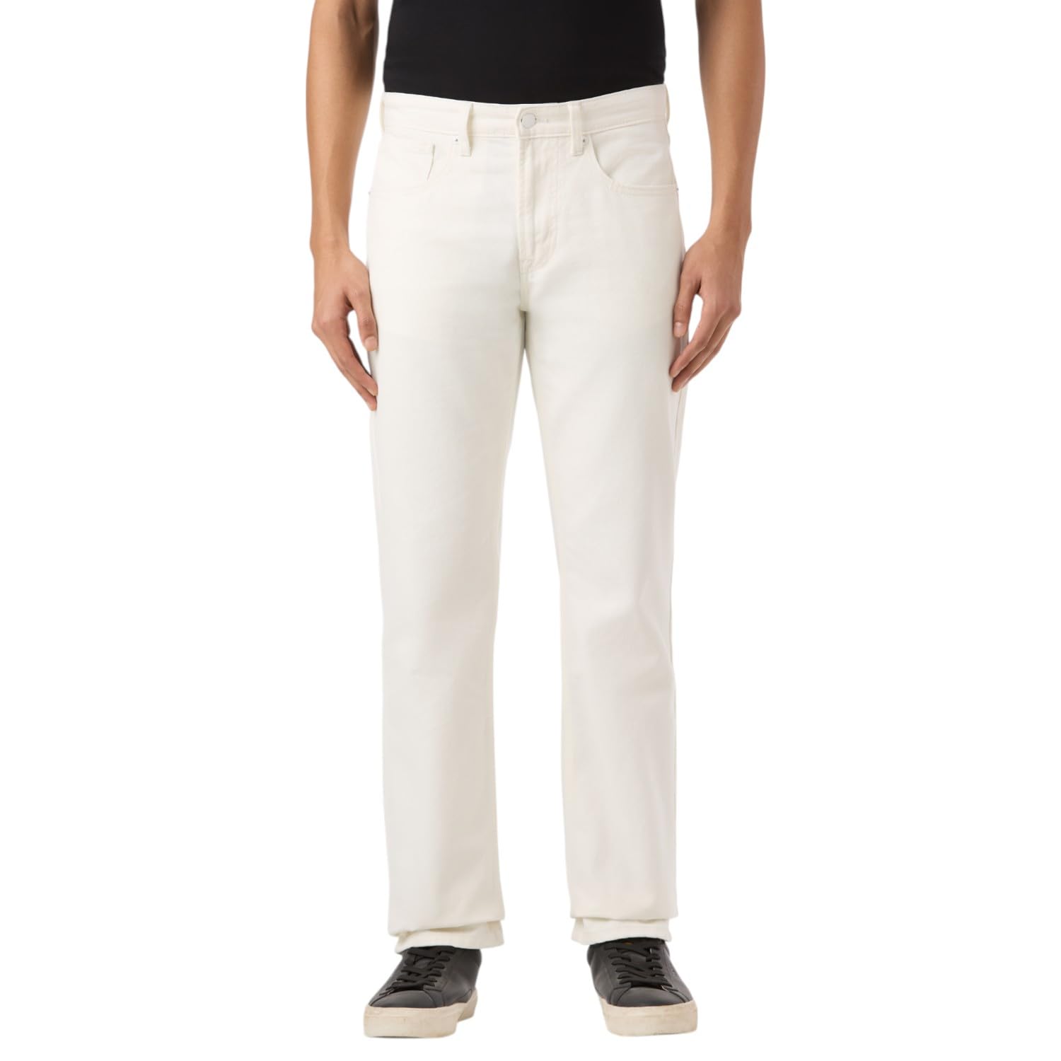 Men Dark Blue Stretch Straight Fit Jeans