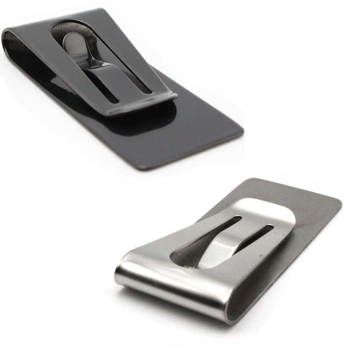 Dracra 2 Pack Money Clip With 2 Point Safe Lock Minimalist Stainless Steel Light Tight Bill Holder For Men Wallet Women Purse Fr 5.52-50.8