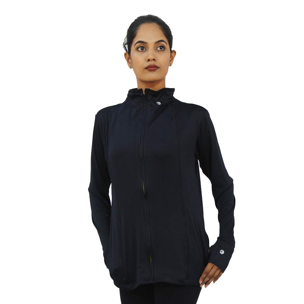 Lovable Women Girls Polyester Full Sleeve Jacket in Blue Color GRIT LIFE JACKET  N.BLUE XXL 2