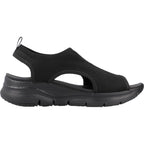 Skechers Women's Arch FIT-City Catch, Black/Black, 6