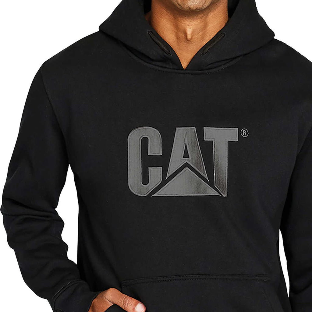 Caterpillar Performance Lined Hooded Sweatshirt, Black, X-Large