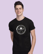 Bewakoof Mens Winter Soldier Sigil 100% Cotton T-Shirt - Regular Fit, Round Neck, Half Sleeves Black