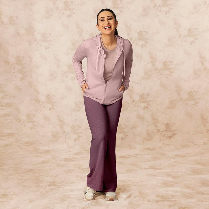 BlissClub AirMelt Flare Pants - Lite | Flared Silhouette | Back Pocket| Weightless Fabric | High Rise Waistband