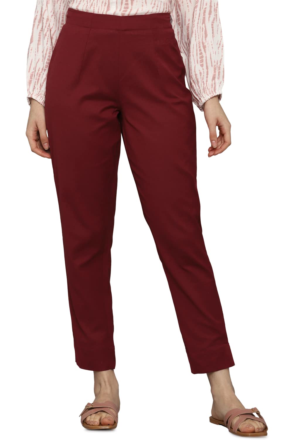 Allen Solly Women Solid Pants